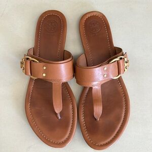 Tory Burch cognac leather sandals